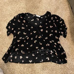 Hippie Rose cropped Fashion tee